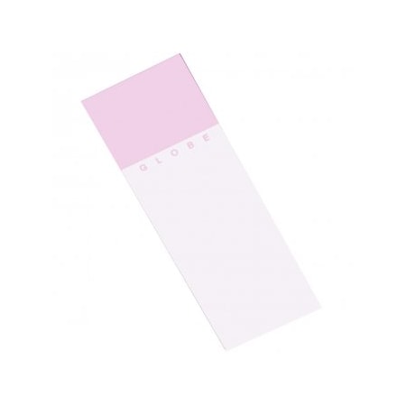 Globe Scientific Microscope Slides, Ground Edge, Safety Corner, Pink, 1440/cs, 1440PK 195610-P